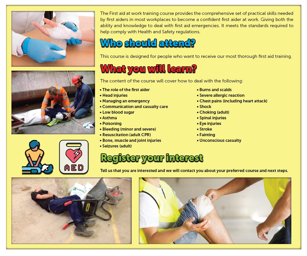 First Aid & CPR Training