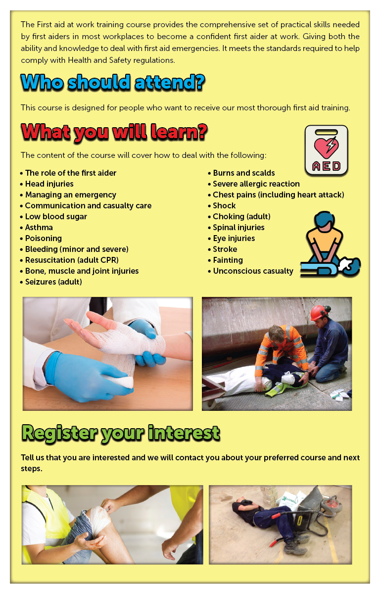 First Aid & CPR Training